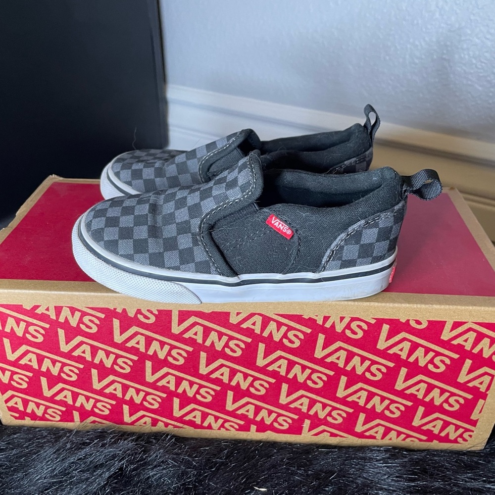 Vans Toddler Checkerboard Slip-On Shoe